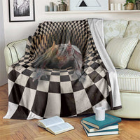 3D Illusion Bat Halloween Blanket Horror Style - Wonder Print Shop