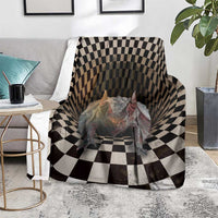 3D Illusion Bat Halloween Blanket Horror Style - Wonder Print Shop