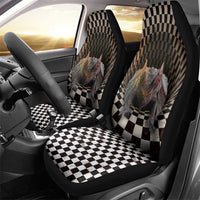 3D Illusion Bat Halloween Car Seat Cover Horror Style DT05