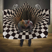 3D Illusion Bat Halloween Hooded Blanket Horror Style - Wonder Print Shop