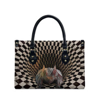 3D Illusion Bat Halloween Leather Bag Horror Style DT05