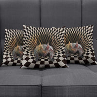 3D Illusion Bat Halloween Pillow Cover Horror Style - Wonder Print Shop