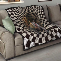 3D Illusion Bat Halloween Quilt Horror Style - Wonder Print Shop