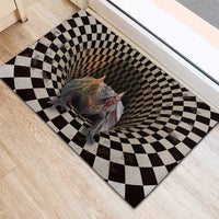 3D Illusion Bat Halloween Rubber Doormat Horror Style - Wonder Print Shop