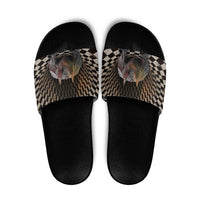 3D Illusion Bat Halloween Slide Sandals Horror Style - Wonder Print Shop