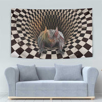 3D Illusion Bat Halloween Tapestry Horror Style - Wonder Print Shop