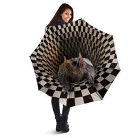 3D Illusion Bat Halloween Umbrella Horror Style - Wonder Print Shop