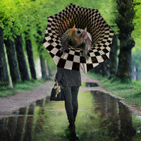 3D Illusion Bat Halloween Umbrella Horror Style - Wonder Print Shop