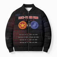 Personalized Delian League Bomber Puffer Jacket Greek And Persian Wars - Wonder Print Shop
