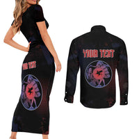 Personalized Delian League Couples Matching Short Sleeve Bodycon Dress and Long Sleeve Button Shirt Greek And Persian Wars - Wonder Print Shop