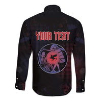 Personalized Delian League Long Sleeve Button Shirt Greek And Persian Wars - Wonder Print Shop