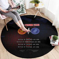 Delian League Round Carpet Greek And Persian Wars - Wonder Print Shop