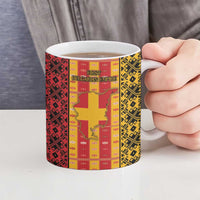 First Bulgarian Empire Ceramic Mug Slavic Patterns - Wonder Print Shop