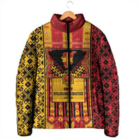First Bulgarian Empire Padded Jacket Slavic Patterns - Wonder Print Shop