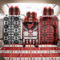 Second Bulgarian Empire Back Car Seat Cover Slavic Patterns - Wonder Print Shop