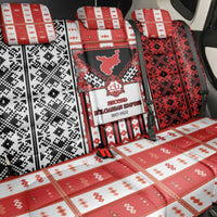 Second Bulgarian Empire Back Car Seat Cover Slavic Patterns - Wonder Print Shop