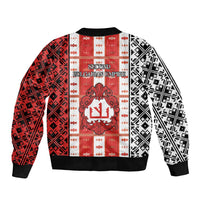 Second Bulgarian Empire Bomber Jacket Slavic Patterns - Wonder Print Shop