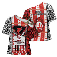 Second Bulgarian Empire Cross Shoulder Shirt Slavic Patterns - Wonder Print Shop
