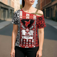 Second Bulgarian Empire Cross Shoulder Shirt Slavic Patterns - Wonder Print Shop