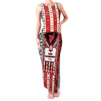 Second Bulgarian Empire Family Matching Tank Maxi Dress and Hawaiian Shirt Slavic Patterns - Wonder Print Shop