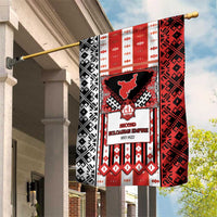 Second Bulgarian Empire Garden Flag Slavic Patterns - Wonder Print Shop