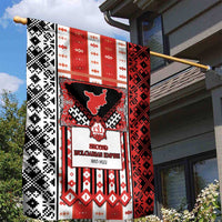 Second Bulgarian Empire Garden Flag Slavic Patterns - Wonder Print Shop