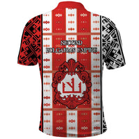 Second Bulgarian Empire Polo Shirt Slavic Patterns - Wonder Print Shop