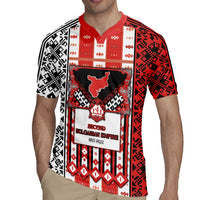 Second Bulgarian Empire Rugby Jersey Slavic Patterns - Wonder Print Shop