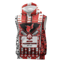 Second Bulgarian Empire Sleeveless Hoodie Slavic Patterns - Wonder Print Shop