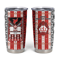 Second Bulgarian Empire Tumbler Cup Slavic Patterns - Wonder Print Shop