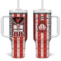 Second Bulgarian Empire Tumbler With Handle Slavic Patterns - Wonder Print Shop