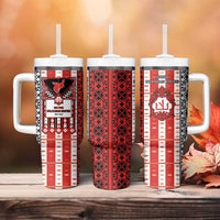 Second Bulgarian Empire Tumbler With Handle Slavic Patterns - Wonder Print Shop