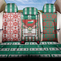 Tsardom Of Bulgaria Back Car Seat Cover Slavic Patterns - Wonder Print Shop