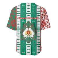 Tsardom Of Bulgaria Baseball Jersey Slavic Patterns - Wonder Print Shop