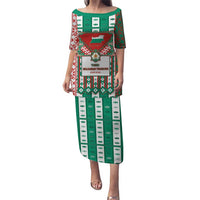 Tsardom Of Bulgaria Family Matching Puletasi and Hawaiian Shirt Slavic Patterns - Wonder Print Shop