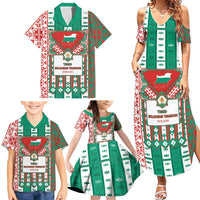Tsardom Of Bulgaria Family Matching Summer Maxi Dress and Hawaiian Shirt Slavic Patterns - Wonder Print Shop