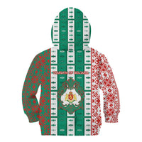 Tsardom Of Bulgaria Kid Hoodie Slavic Patterns - Wonder Print Shop
