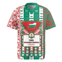 Tsardom Of Bulgaria Rugby Jersey Slavic Patterns - Wonder Print Shop