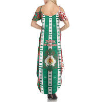 Tsardom Of Bulgaria Summer Maxi Dress Slavic Patterns - Wonder Print Shop
