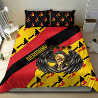 Germany Football Bedding Set Majestic Eagle And Gold Trophy Unique Style