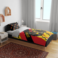 Germany Football Bedding Set Majestic Eagle And Gold Trophy Unique Style