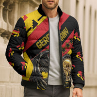 Custom Germany Football Bomber Puffer Jacket Majestic Eagle And Gold Trophy Unique Style