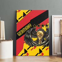 Germany Football Canvas Wall Art Majestic Eagle And Gold Trophy Unique Style