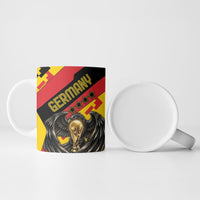 Custom Germany Football Ceramic Mug Majestic Eagle And Gold Trophy Unique Style