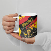 Custom Germany Football Ceramic Mug Majestic Eagle And Gold Trophy Unique Style