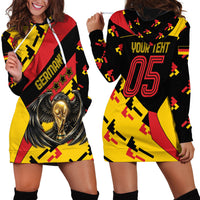 Custom Germany Football Hoodie Dress Majestic Eagle And Gold Trophy Unique Style