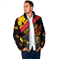 Custom Germany Football Padded Jacket Majestic Eagle And Gold Trophy Unique Style