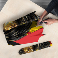 Germany Football Umbrella Majestic Eagle And Gold Trophy Unique Style