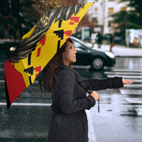 Germany Football Umbrella Majestic Eagle And Gold Trophy Unique Style