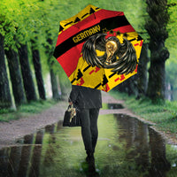 Germany Football Umbrella Majestic Eagle And Gold Trophy Unique Style